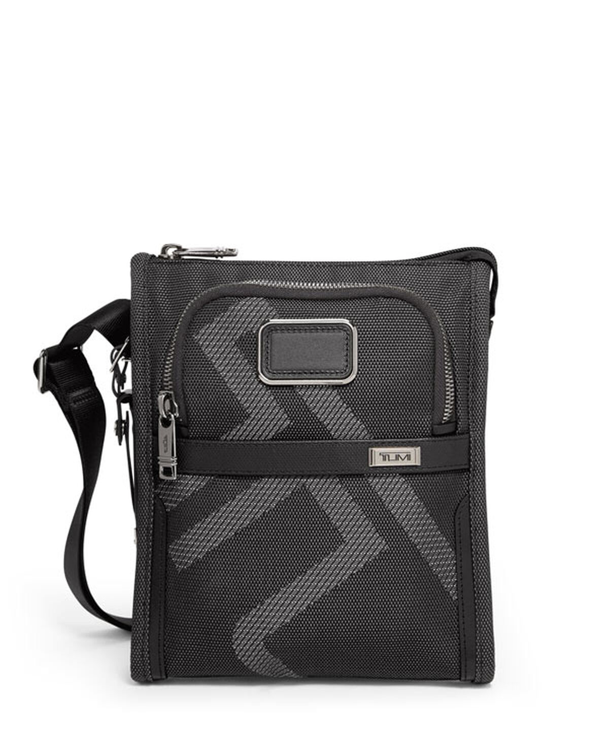 TUMI TUMI ALPHA Pocket Bag Small Reflective Tumi jacquard