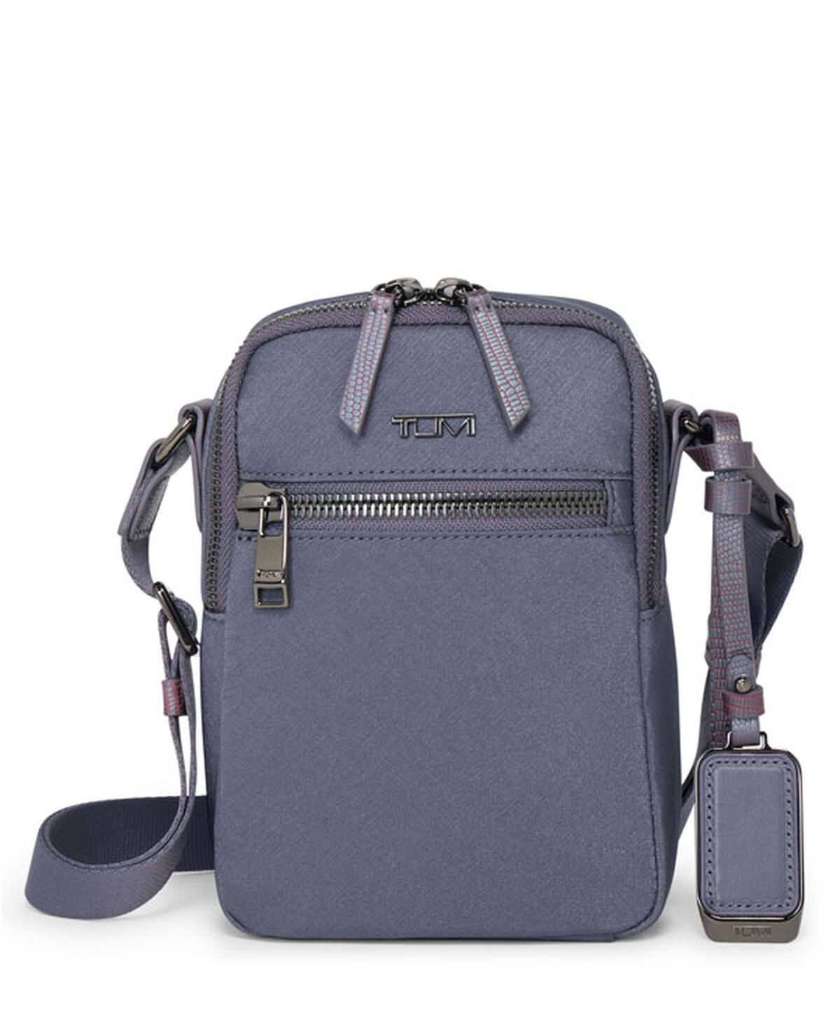 TUMI VOYAGEUR Persia Crossbody Silver Sky